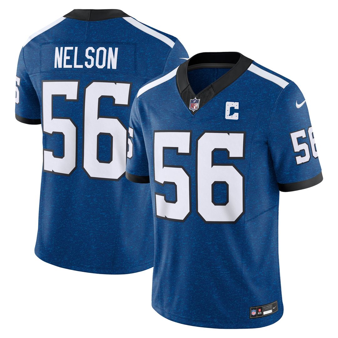 Quenton Nelson Indianapolis Colts Blue Vapor F.U.S.E. Limited Jersey