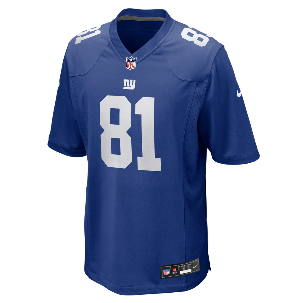 Jalin Hyatt New York Giants Royal Team Game Jersey