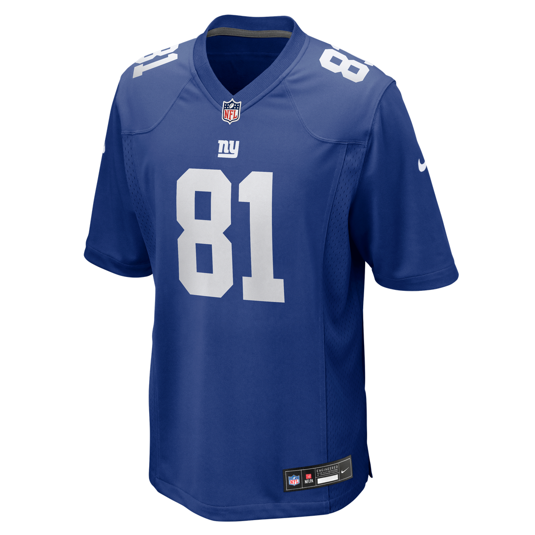 Jalin Hyatt New York Giants Royal Team Game Jersey