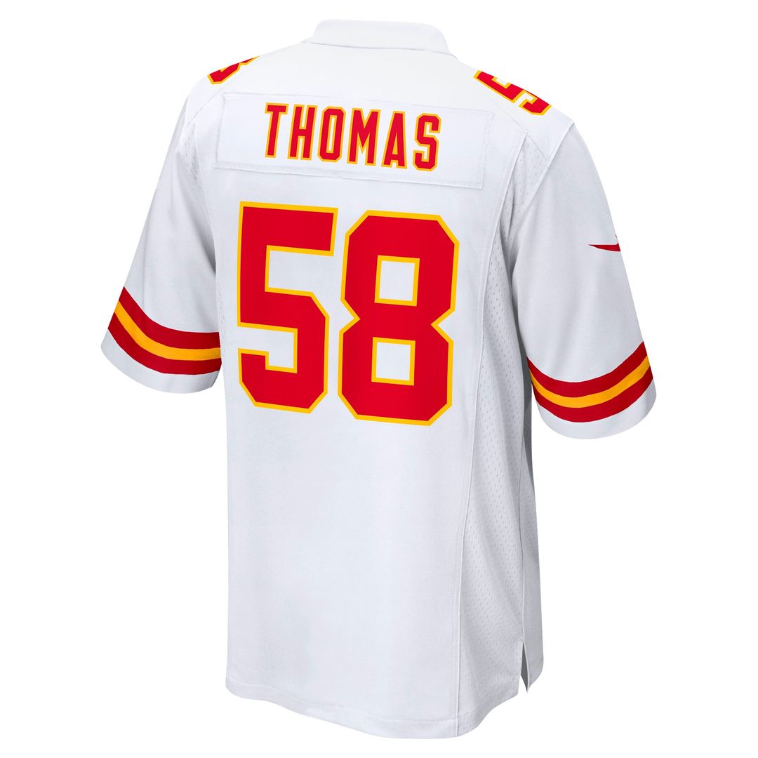 Derrick Thomas Kansas City Chiefs White Retired Player Game Jersey