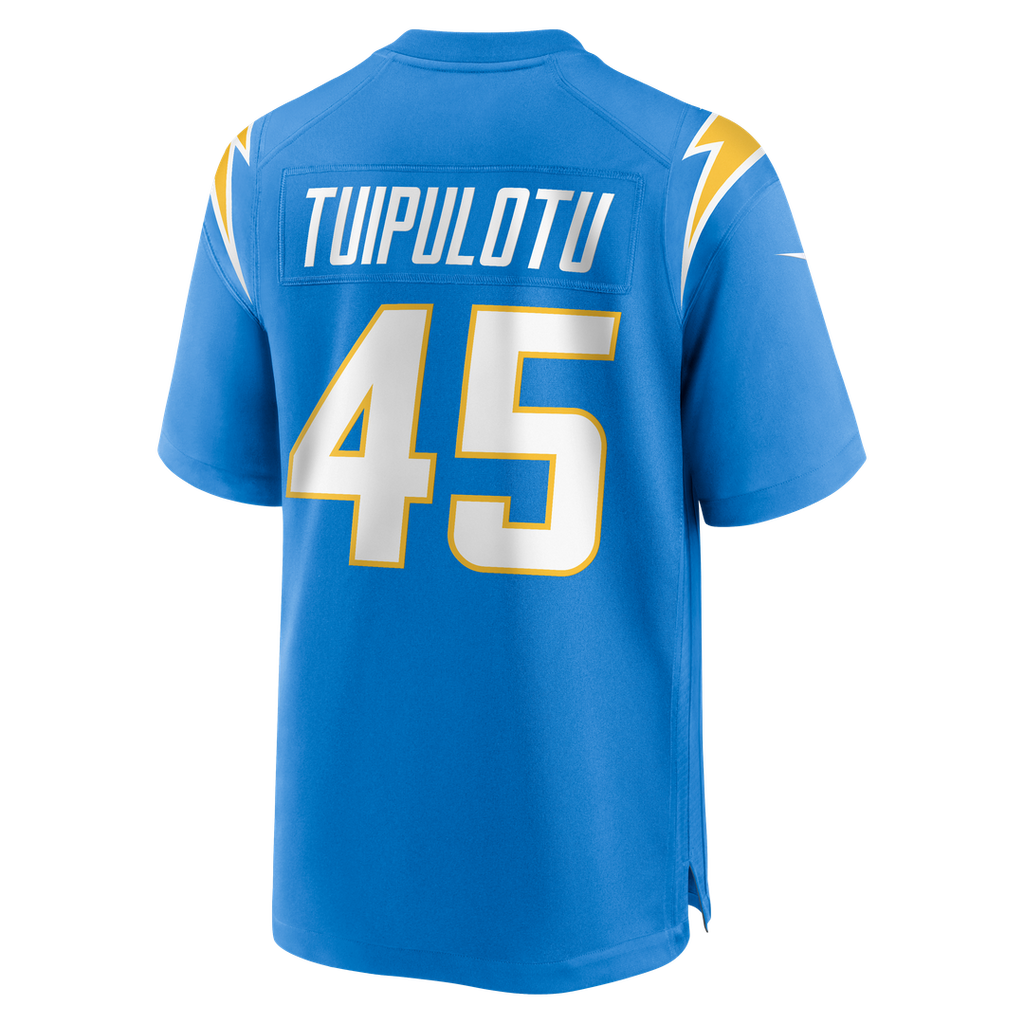 Tuli Tuipulotu Los Angeles Chargers Powder Blue Team Game Jersey