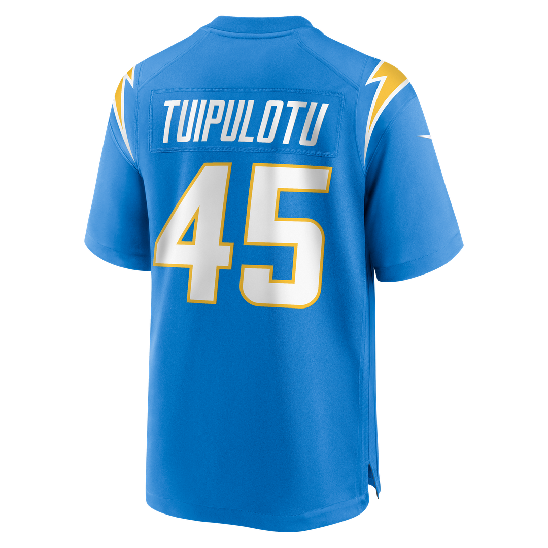 Tuli Tuipulotu Los Angeles Chargers Powder Blue Team Game Jersey