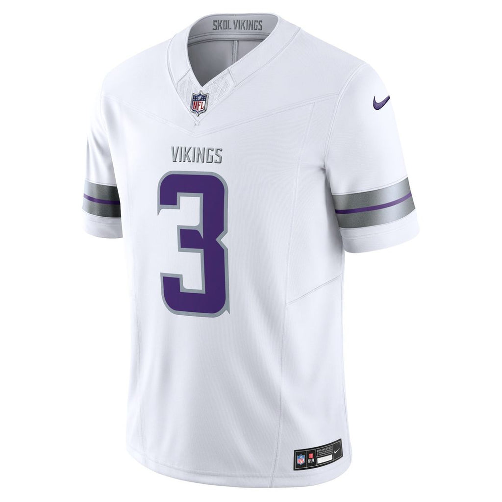 Jordan Addison Minnesota Vikings White Alternate Vapor F.U.S.E. Limited Jersey