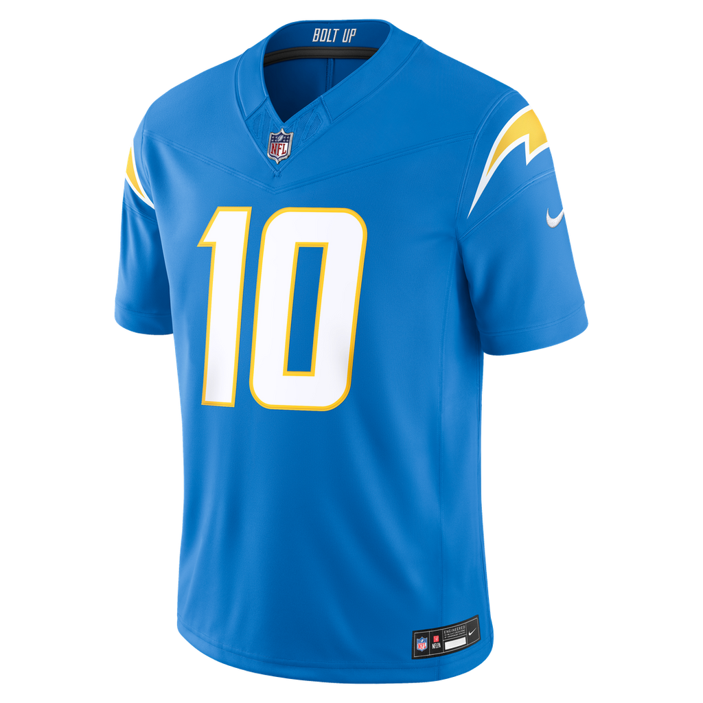 Justin Herbert Los Angeles Chargers Navy Alternate Super Chargers Vapor F.U.S.E. Stitched Limited Jersey