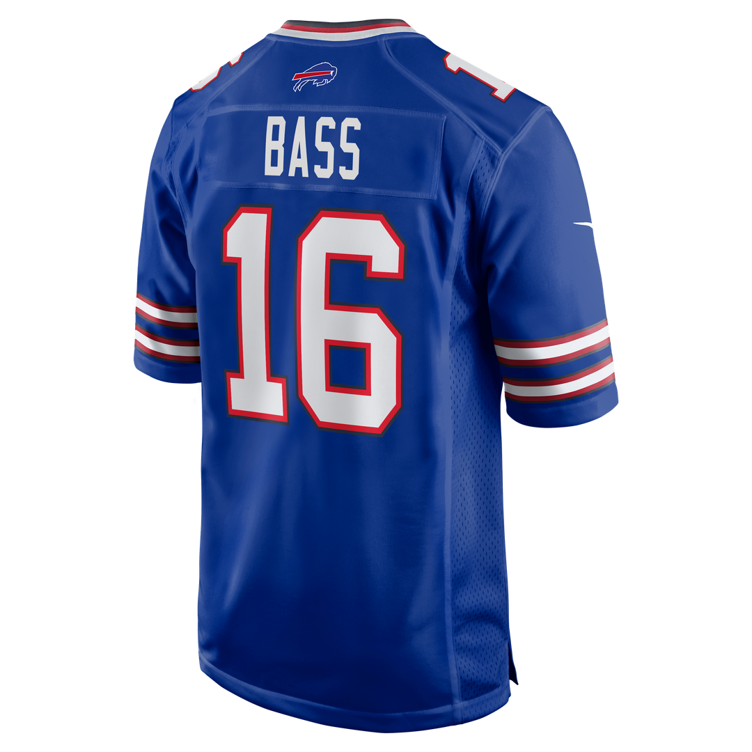 Tyler Bass Buffalo Bills Royal Team Game Jersey