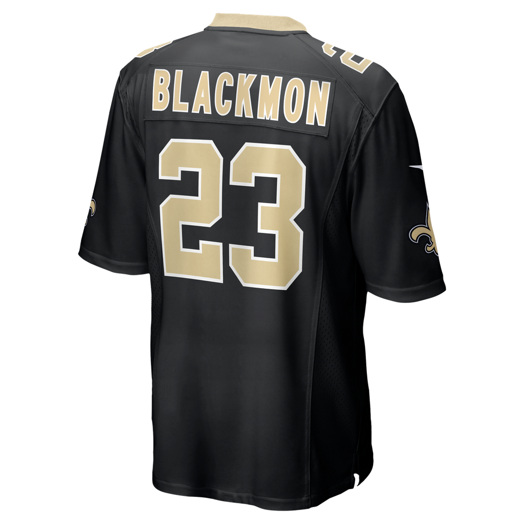 Julian Blackmon New Orleans Saints Black Team Game Jersey
