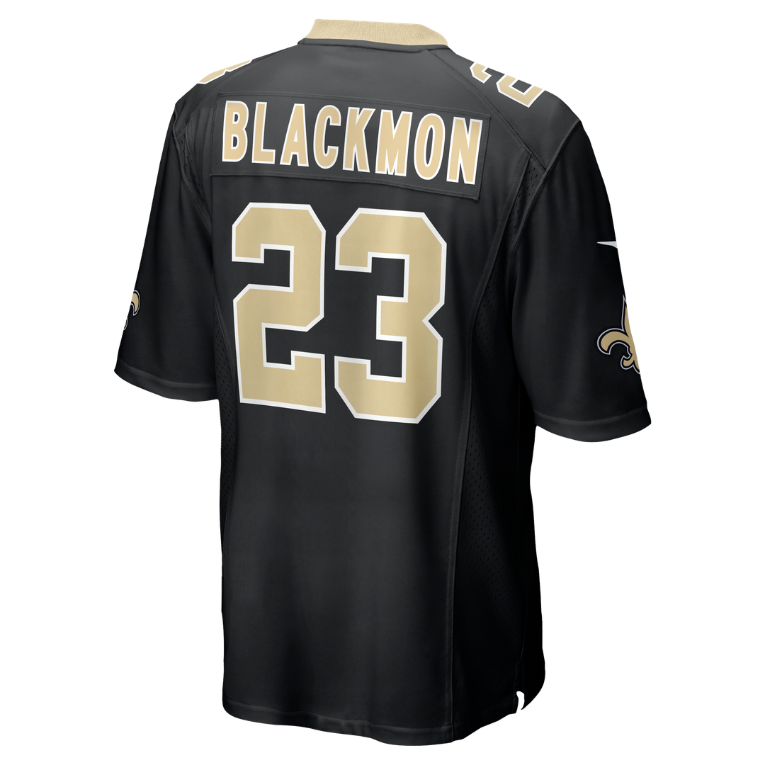 Julian Blackmon New Orleans Saints Black Team Game Jersey