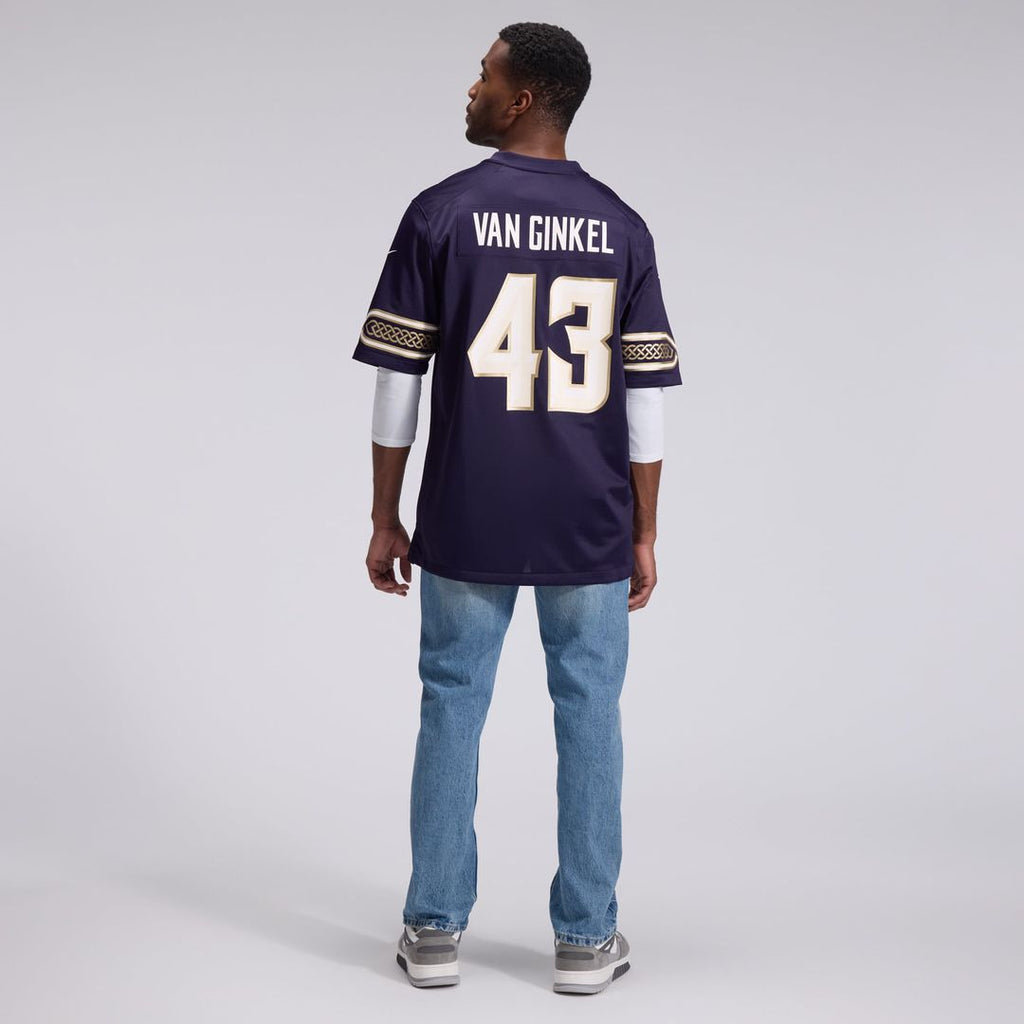 Andrew Van Ginkel Minnesota Vikings Purple 2026 Rivalries Collection Game Jersey