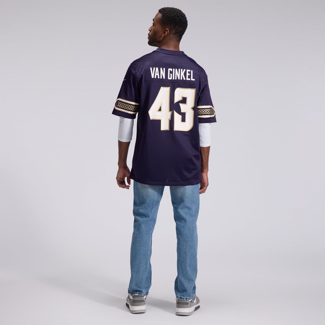 Andrew Van Ginkel Minnesota Vikings Purple 2026 Rivalries Collection Game Jersey