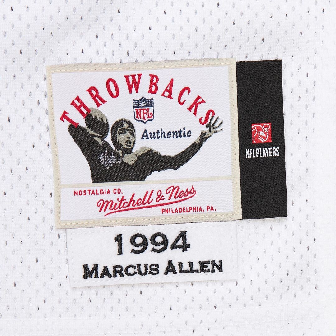 Marcus Allen Kansas City Chiefs 1994 White Authentic Throwback Retired Player Jersey