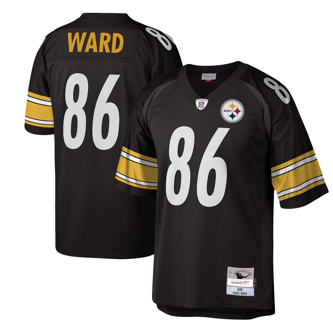 Hines Ward Pittsburgh Steelers Black Legacy Replica Jersey