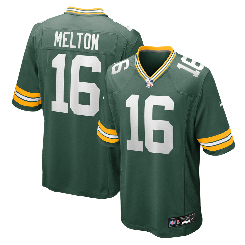 Bo Melton Green Bay Packers Green Team Game Jersey