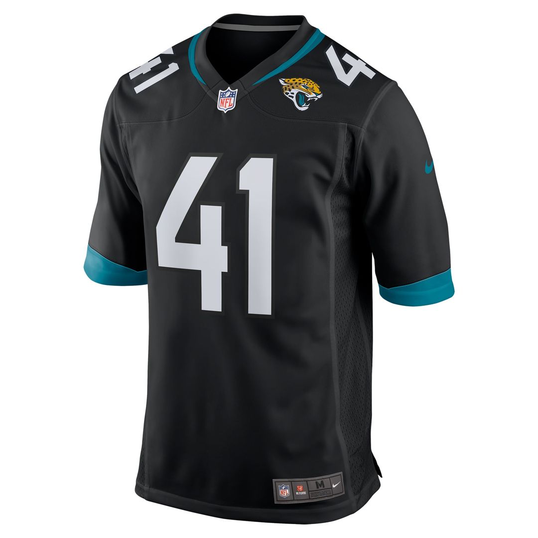 Josh Hines-Allen Jacksonville Jaguars Black Alternate Game Jersey