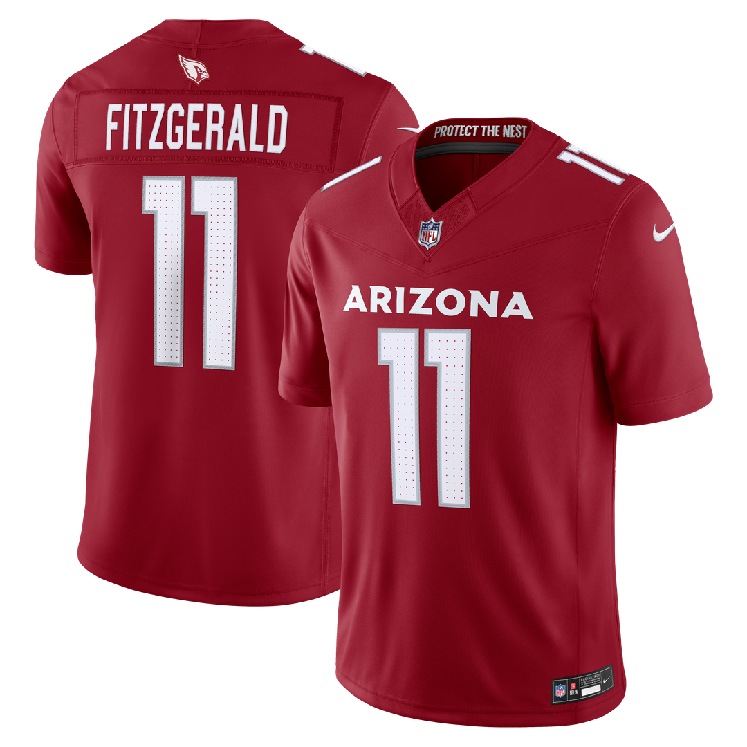Larry Fitzgerald Arizona Cardinals Cardinal Vapor F.U.S.E. Stitched Retired Limited Jersey