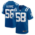 Austin Ajiake Indianapolis Colts Royal Game Jersey