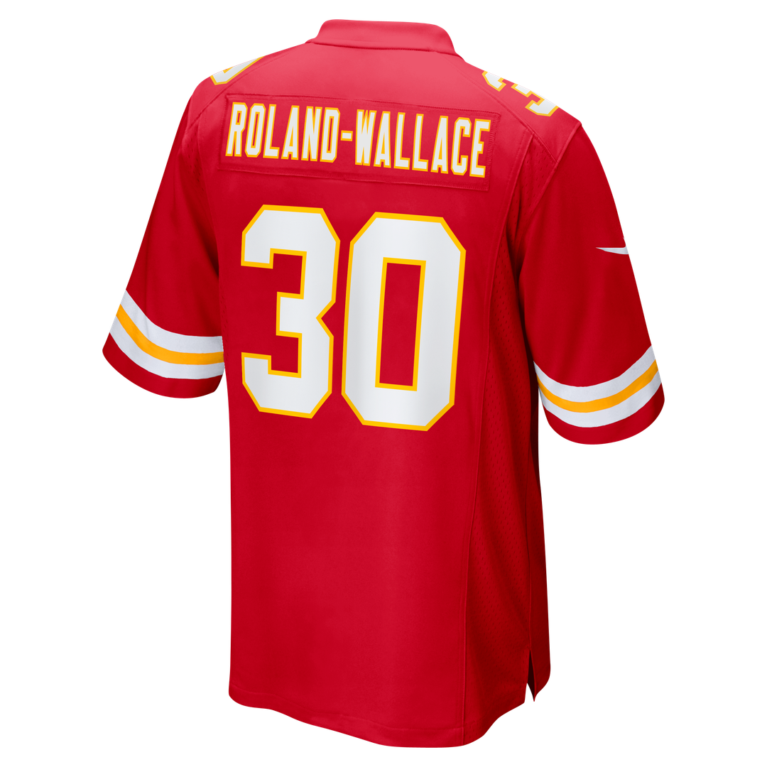 Chris Roland-Wallace Kansas City Chiefs Red Game Jersey
