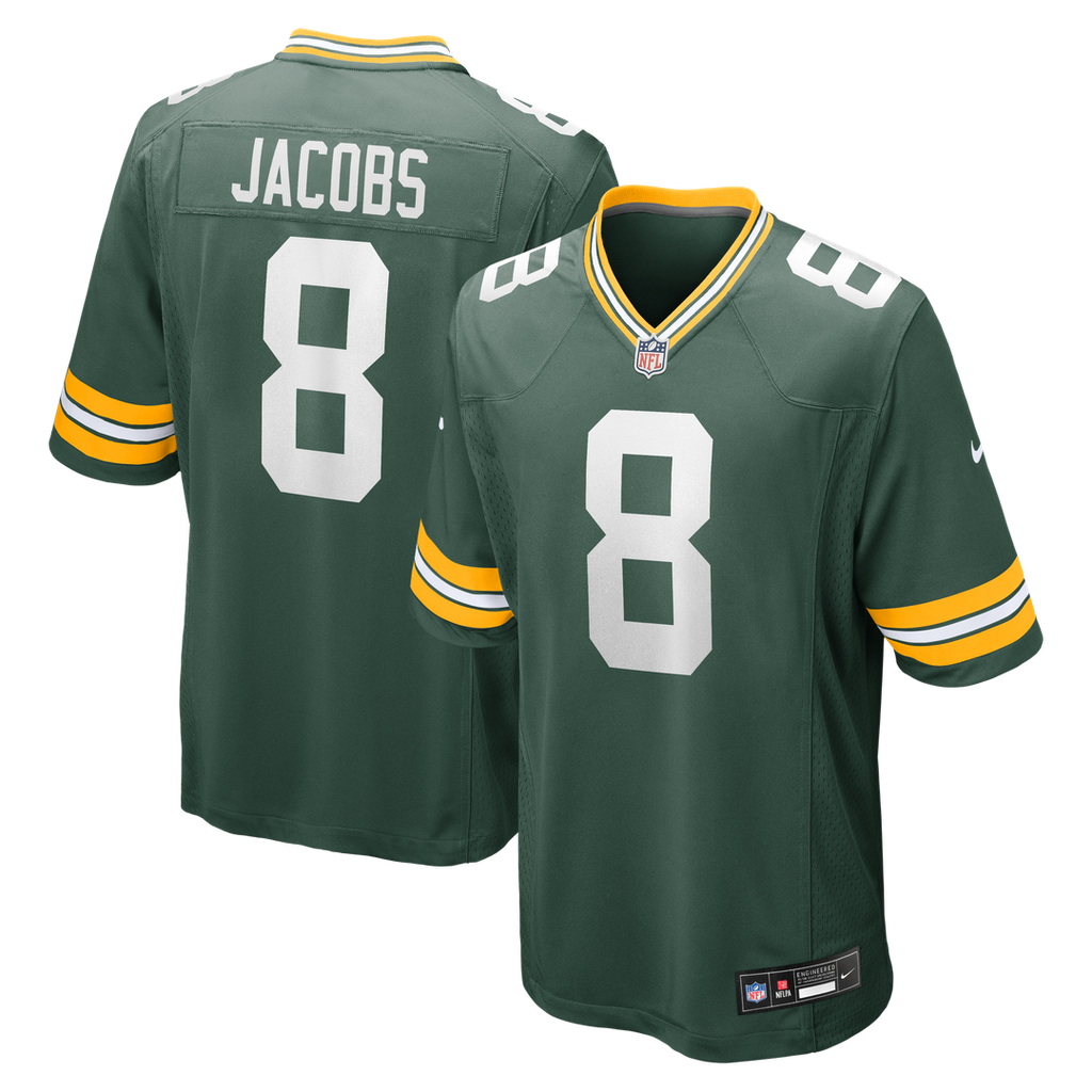 Josh Jacobs Green Bay Packers Green Team Game Jersey