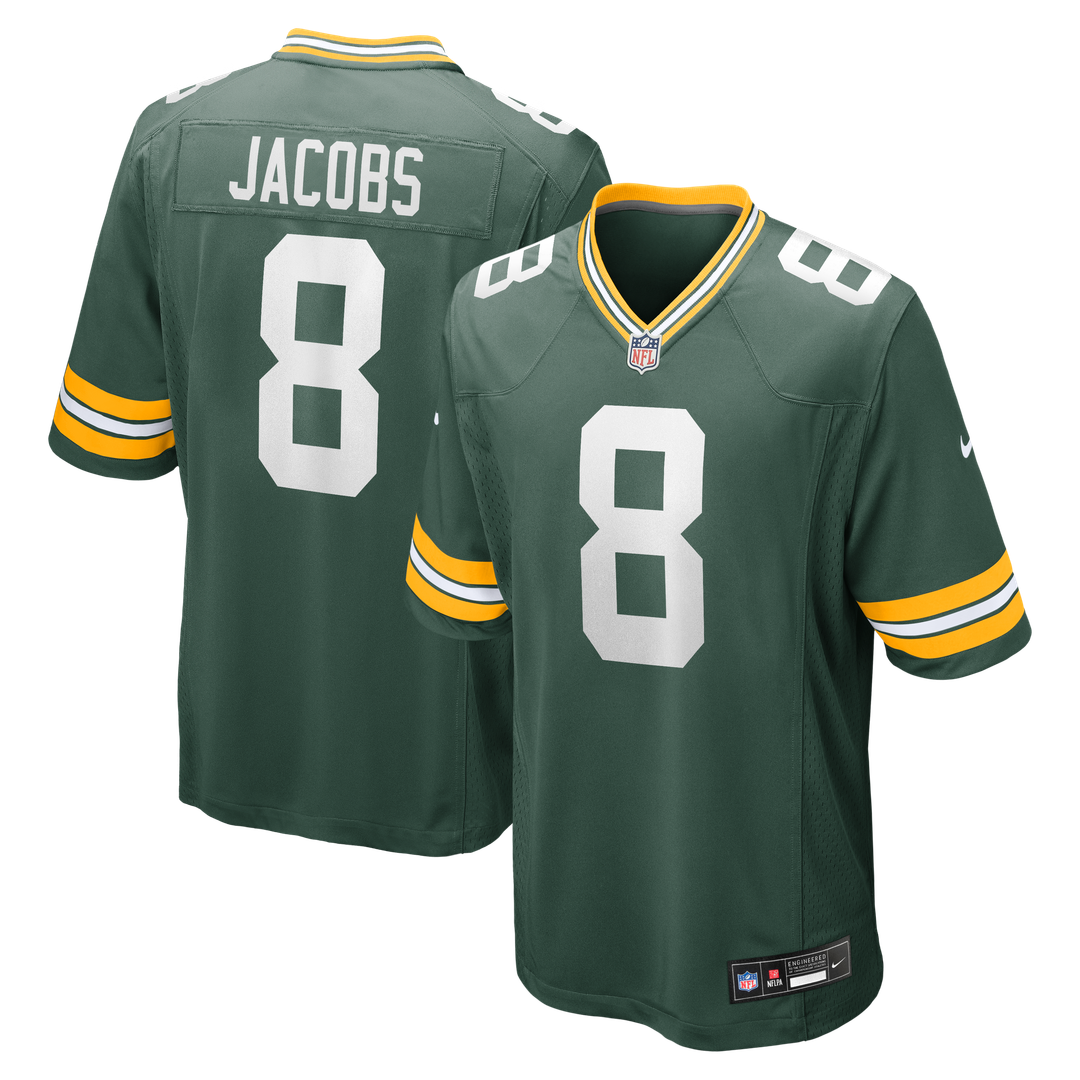 Josh Jacobs Green Bay Packers Green Team Game Jersey
