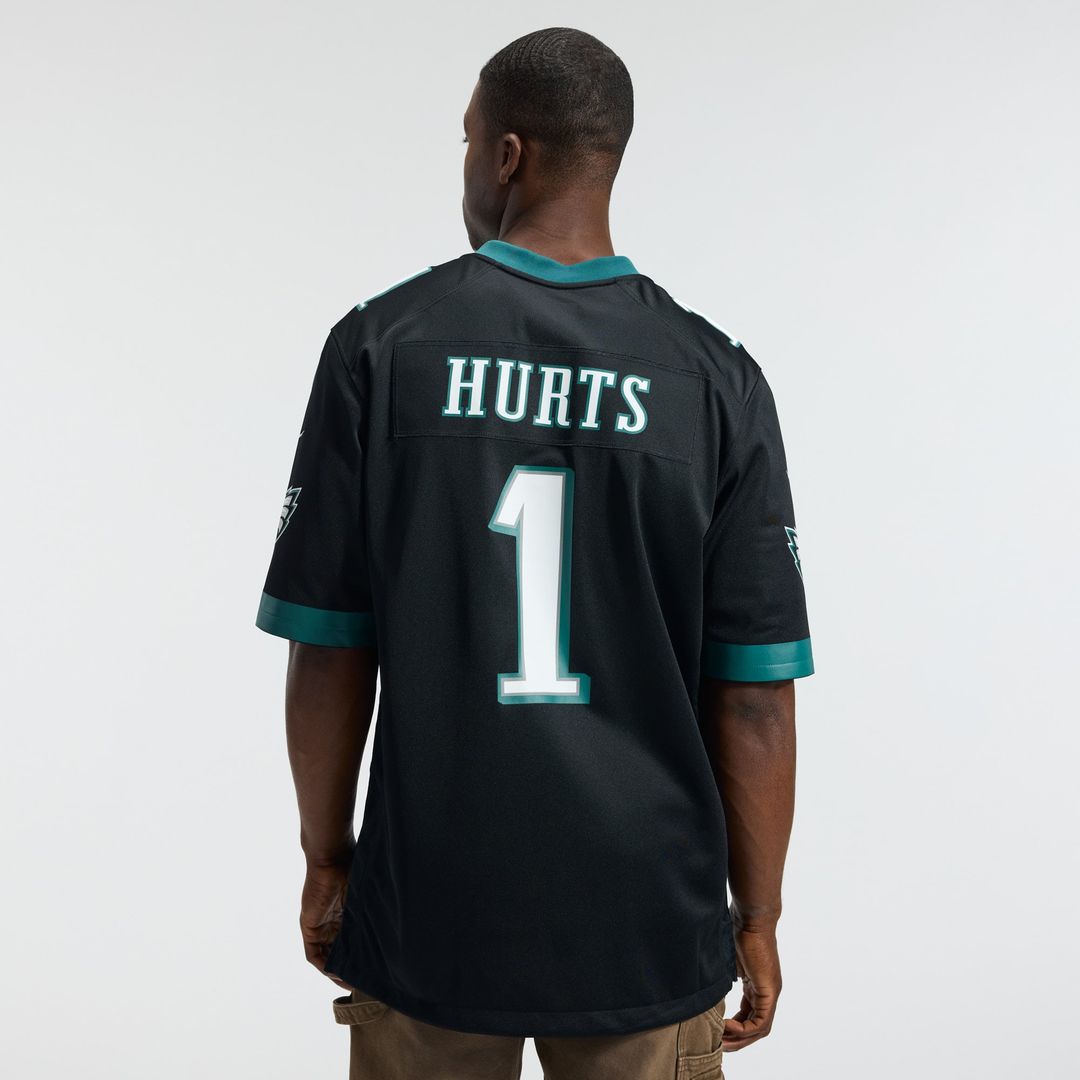 Jalen Hurts Philadelphia Eagles Black Alternate Game Jersey