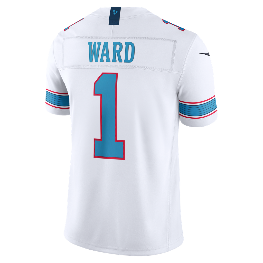 Cameron Ward Tennessee Titans Light Blue Team Vapor F.U.S.E. Stitched Limited Jersey