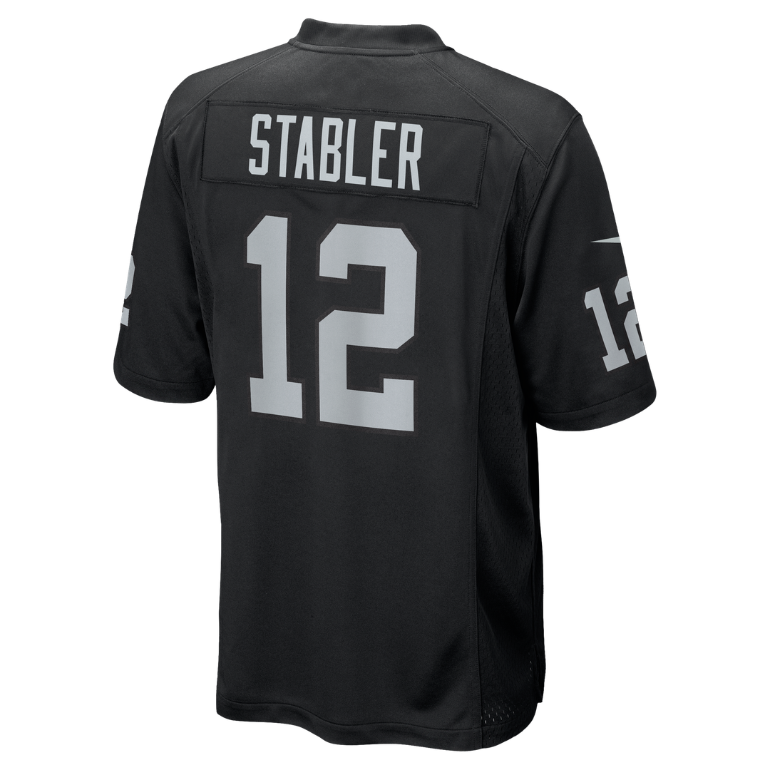 Ken Stabler Las Vegas Raiders Black Game Retired Player Jersey