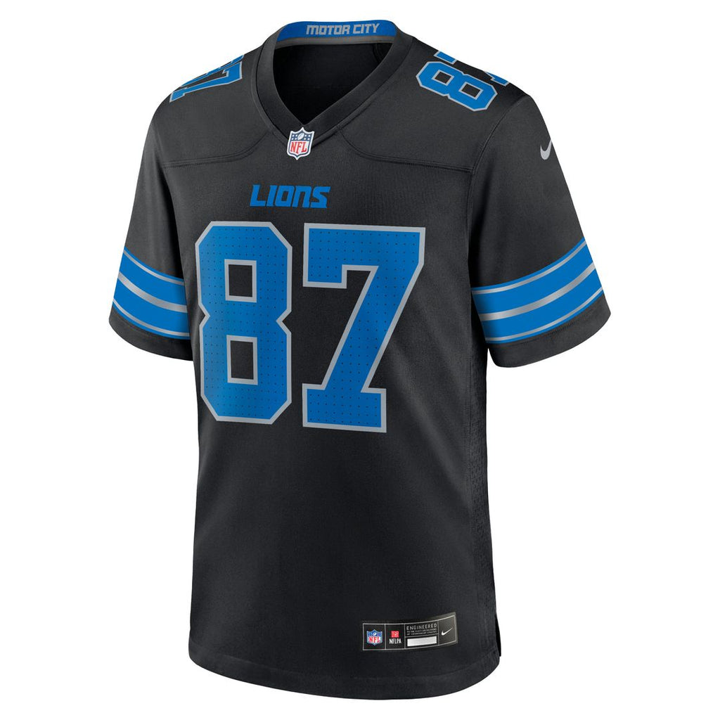 Sam LaPorta Detroit Lions White White Game Jersey