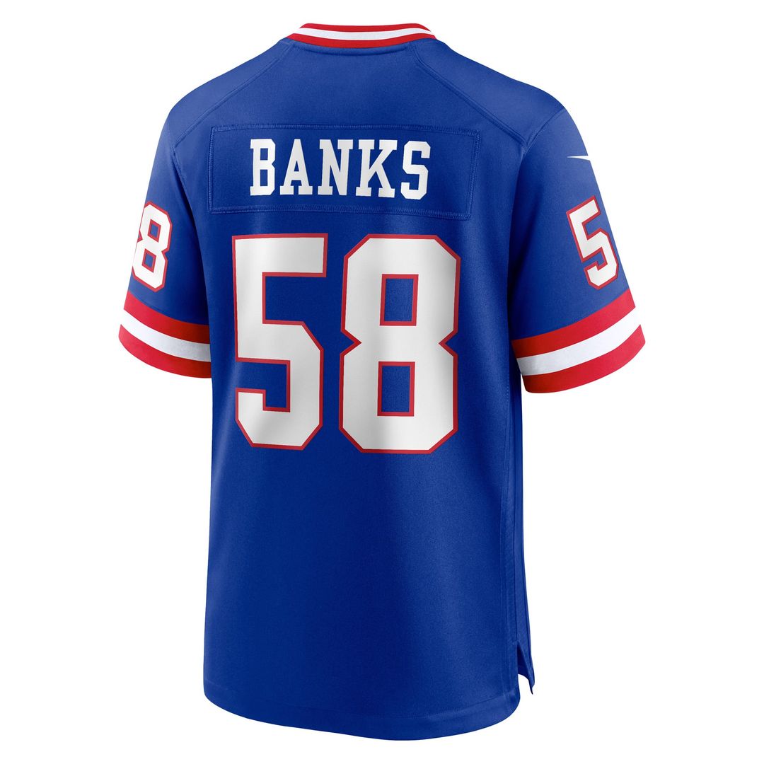 Carl Banks New York Giants Royal Retired Player Alternate Game Jersey