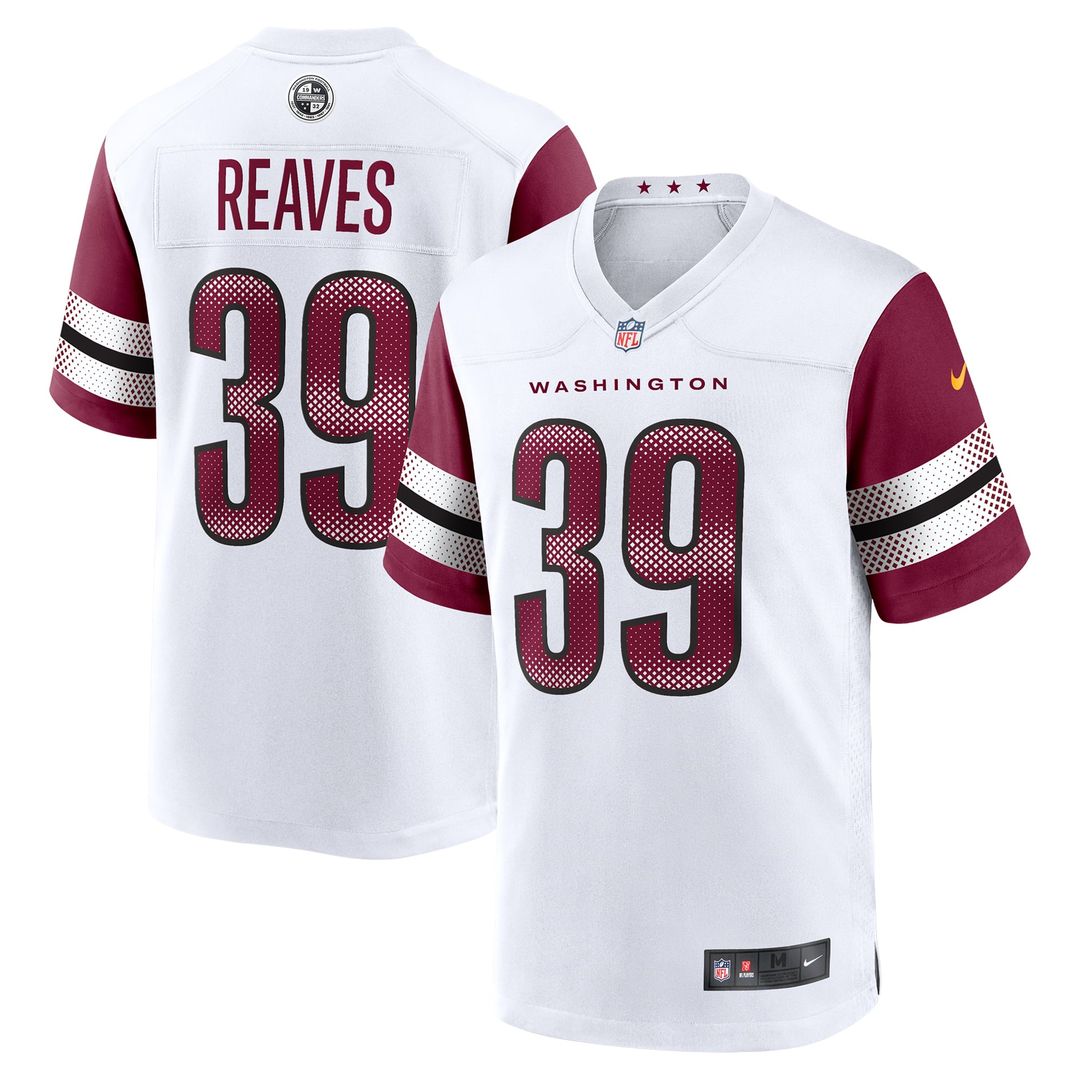 Jeremy Reaves Washington Commanders Burgundy Game Jersey