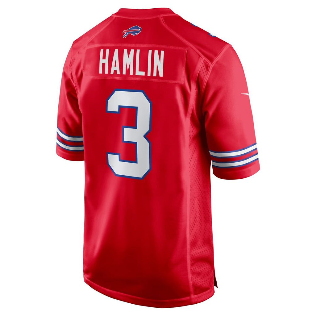 Damar Hamlin Buffalo Bills Red Alternate Game Jersey