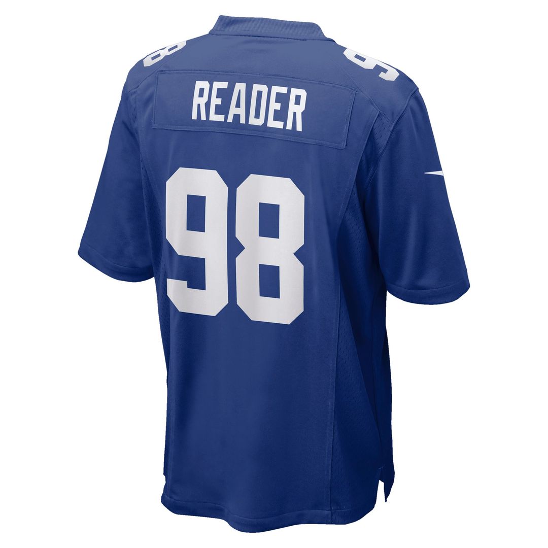 D.J. Reader New York Giants Royal Game Jersey