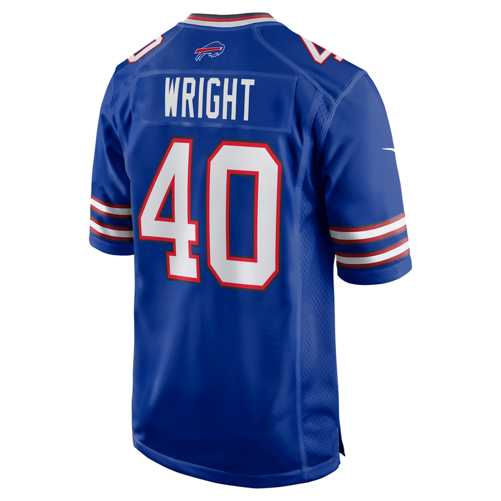 Matthew Wright Buffalo Bills Royal Team Game Jersey