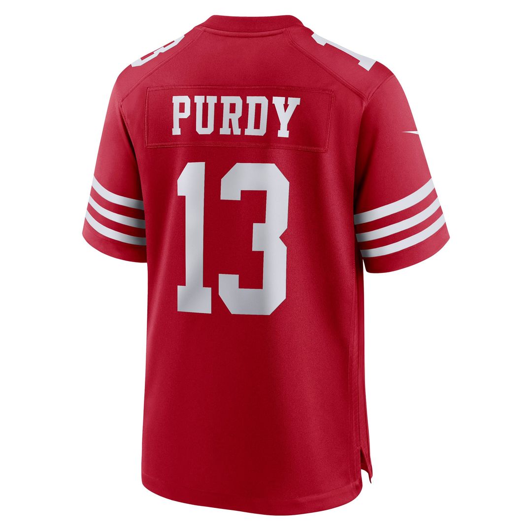 Brock Purdy San Francisco 49ers Scarlet Game Player Jersey