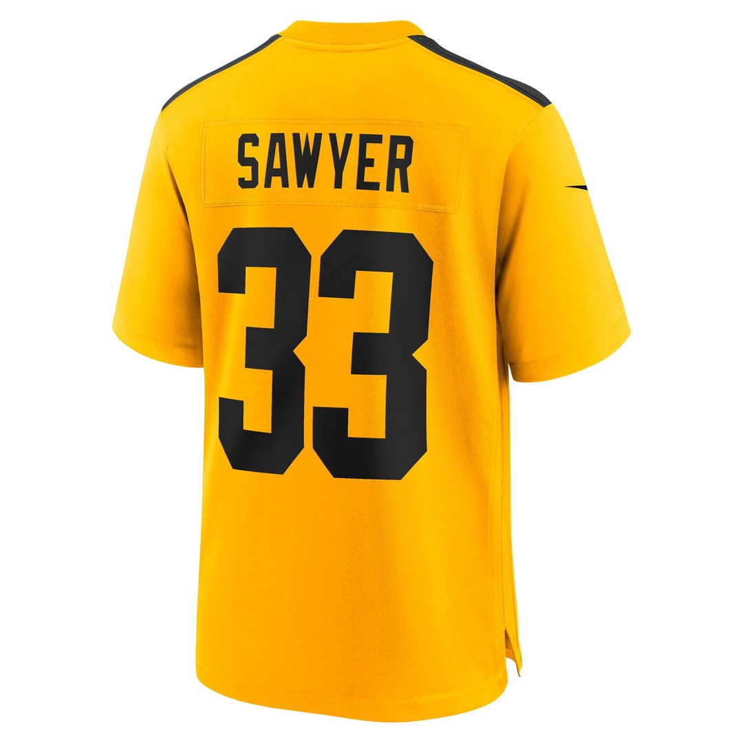 Jack Sawyer Pittsburgh Steelers Gold Alternate Game Jersey