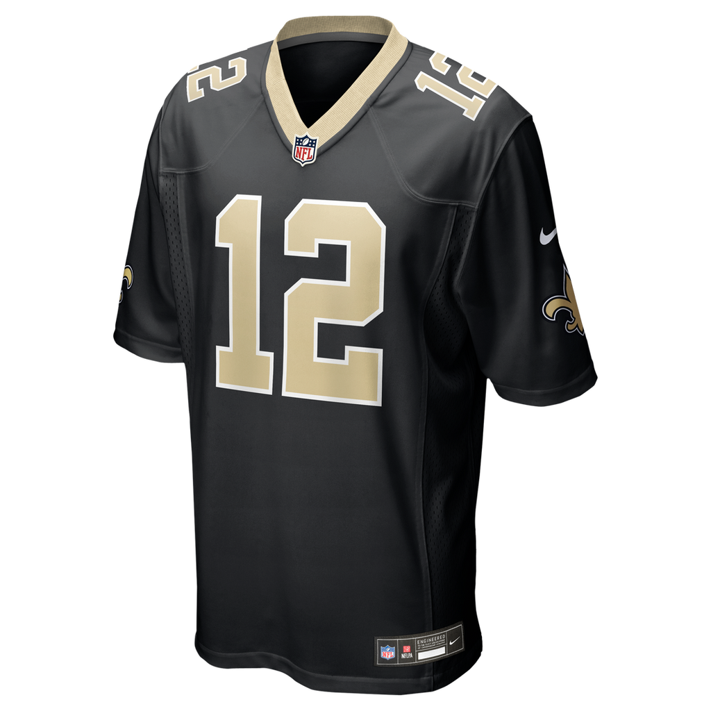 Chris Olave New Orleans Saints Black Player Game Jersey