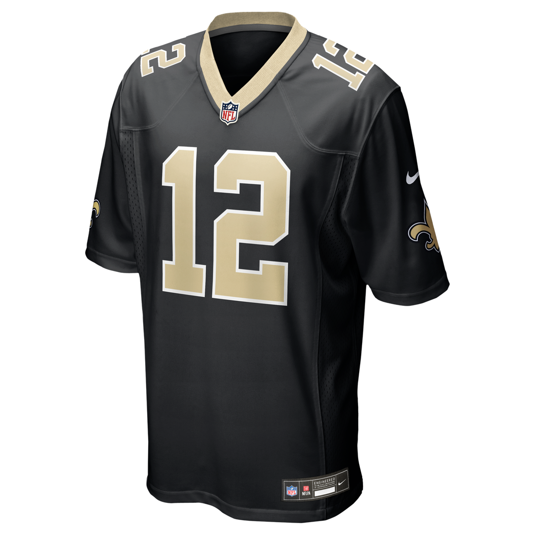 Chris Olave New Orleans Saints Black Player Game Jersey