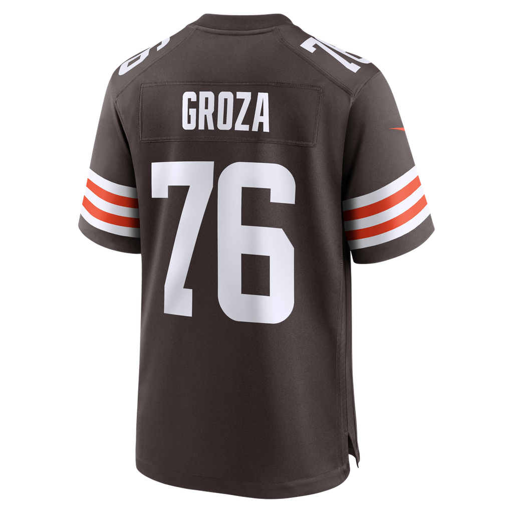Lou Groza Cleveland Browns Brown Game Retired Player Jersey