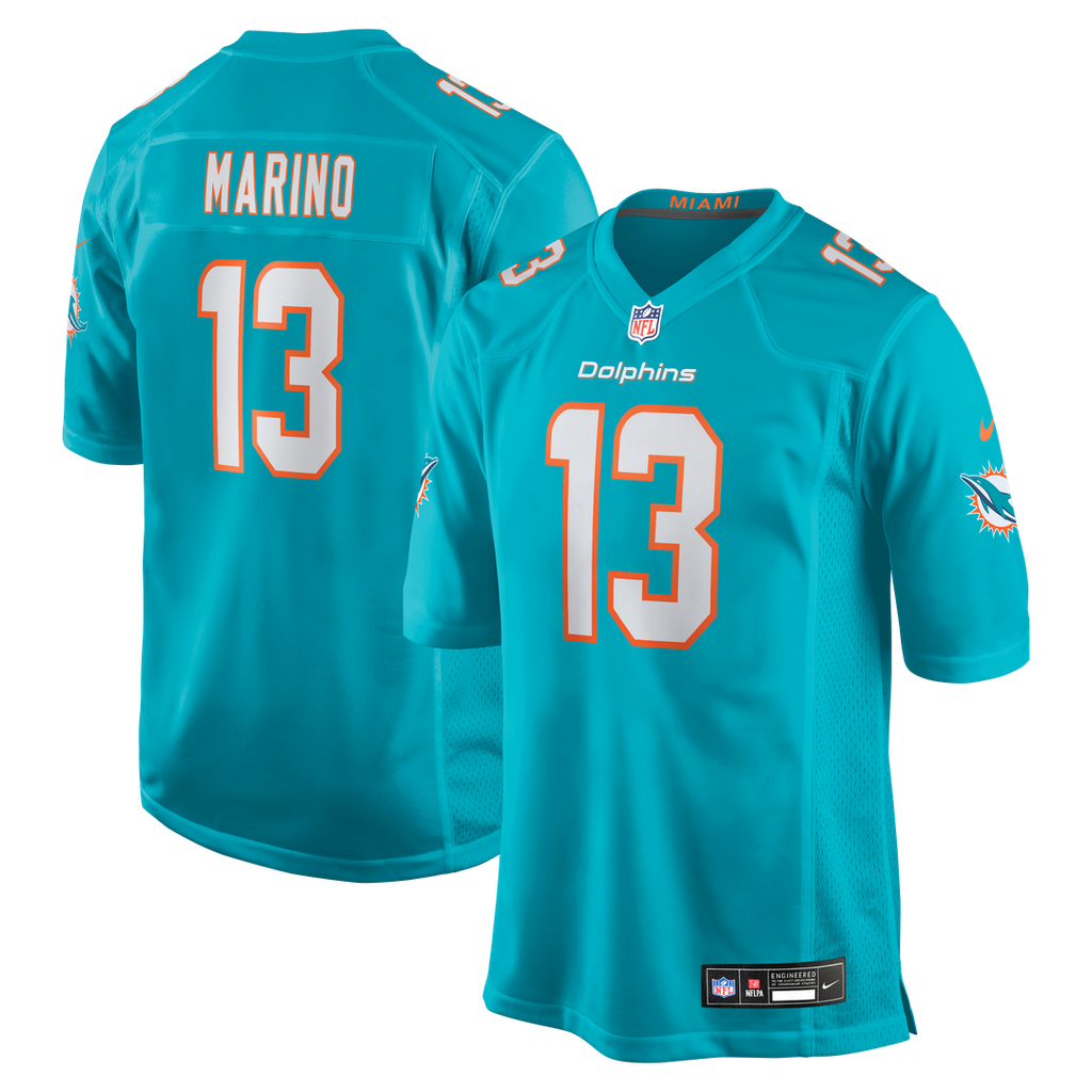 Dan Marino Miami Dolphins Aqua Game Retired Player Jersey