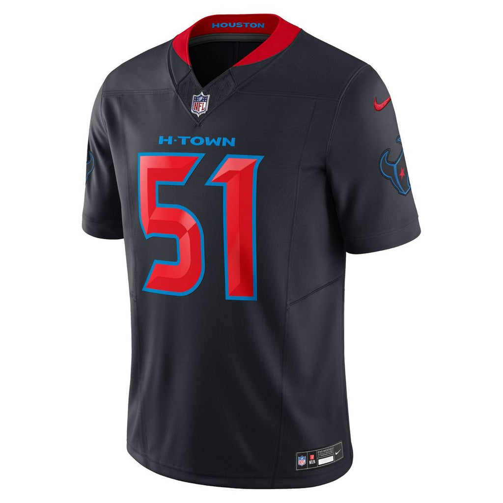 Will Anderson Jr. Houston Texans Navy 2nd Alternate Vapor F.U.S.E. Limited Jersey