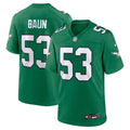 Zack Baun Philadelphia Eagles Kelly Green Alternate Game Jersey