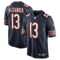 Maurice Alexander Chicago Bears Navy Team Game Jersey