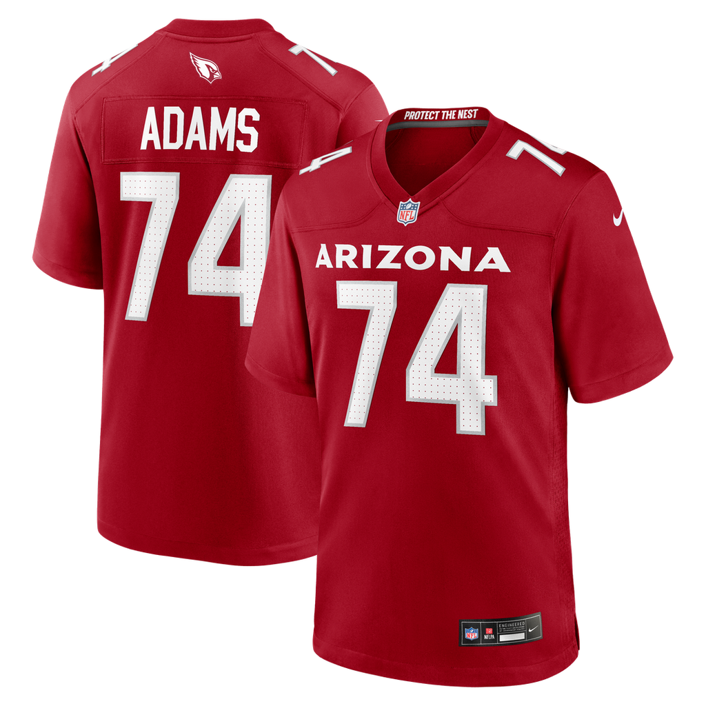 Isaiah Adams Arizona Cardinals Cardinal Team Game Jersey