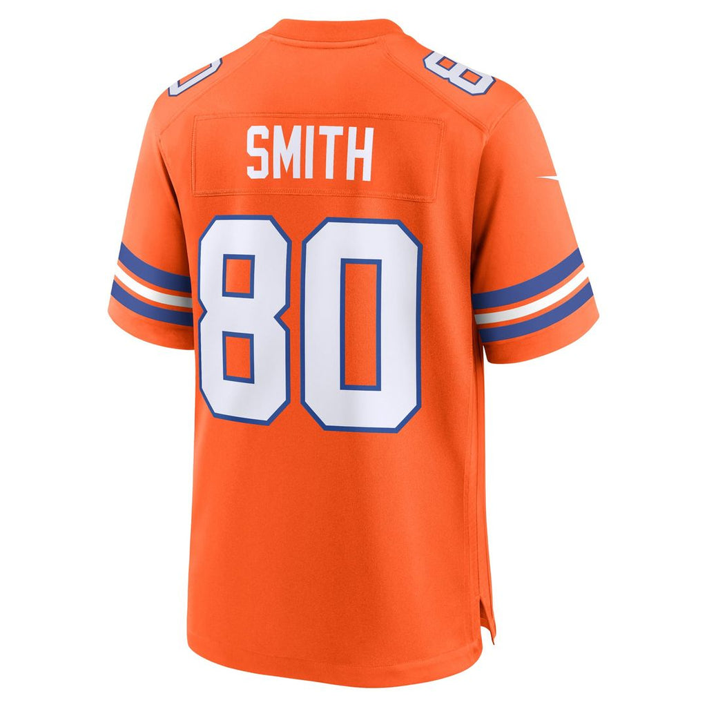 Rod Smith Denver Broncos Orange Retired Player Alternate Game Jersey