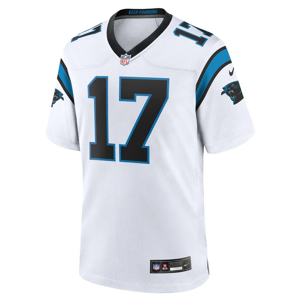 Xavier Legette Carolina Panthers White Game Jersey