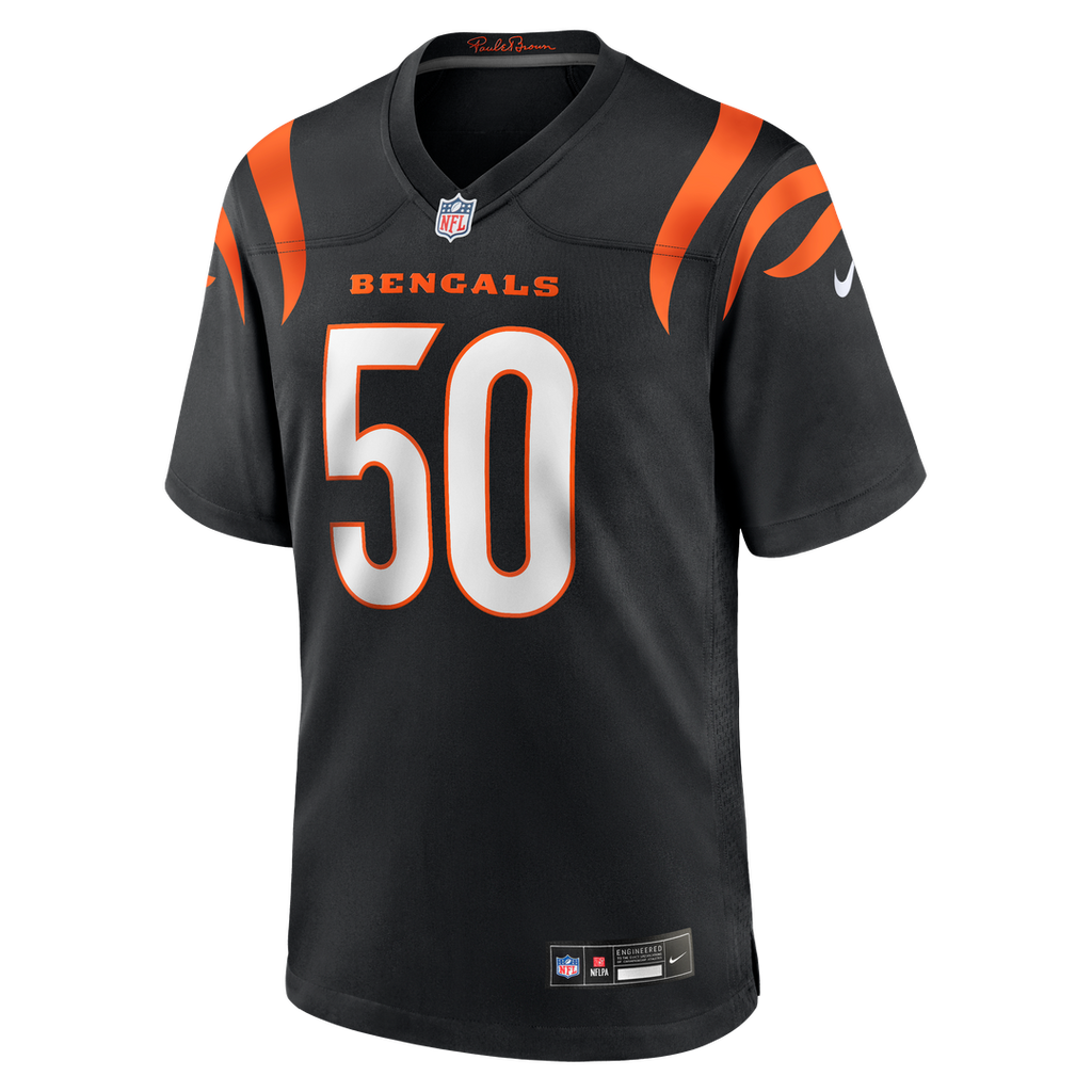 Shaka Heyward Cincinnati Bengals Black Team Game Jersey
