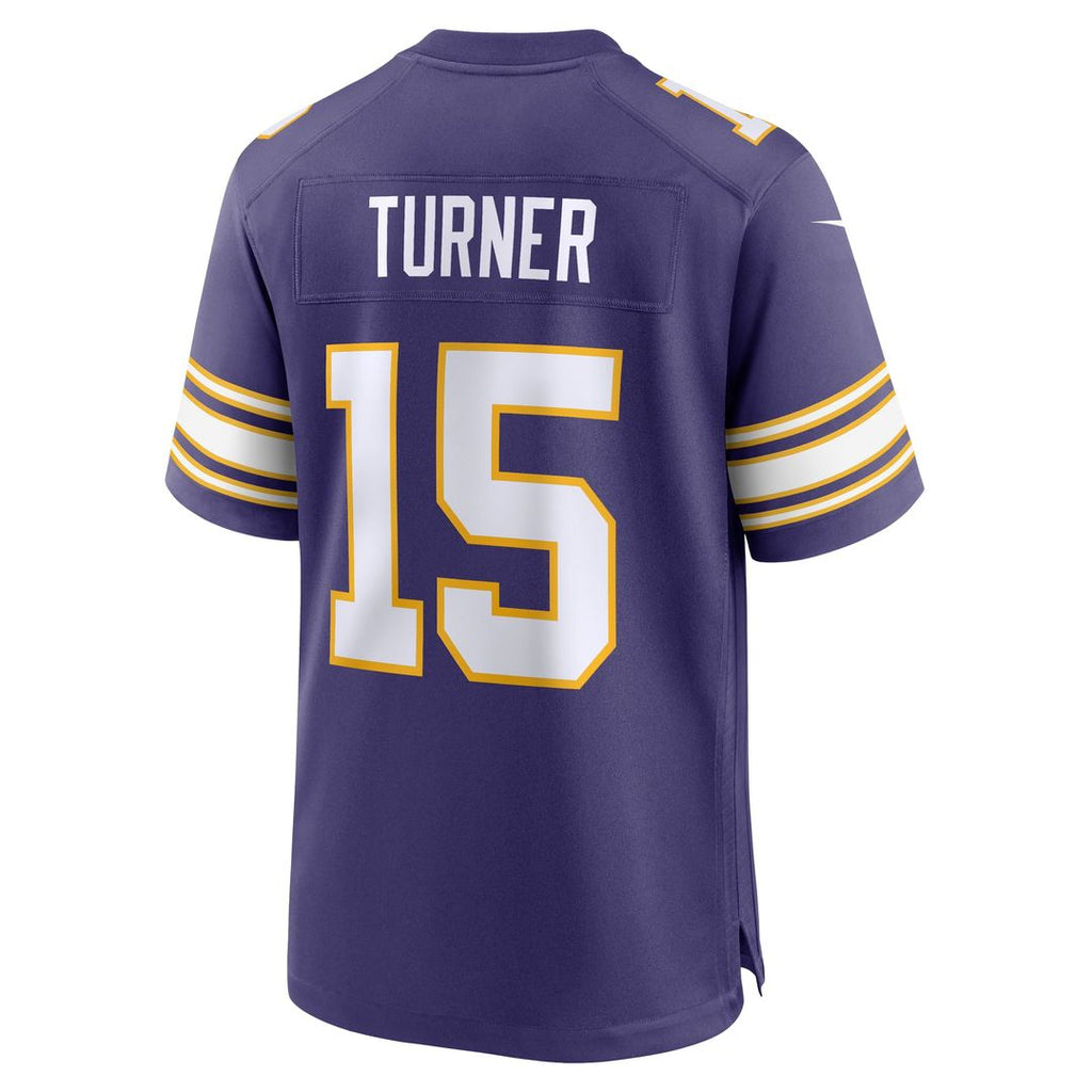 Dallas Turner Minnesota Vikings White Game Jersey