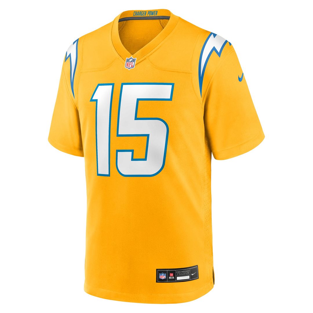 Ladd McConkey Los Angeles Chargers Navy Alternate Super Chargers Game Player Jersey
