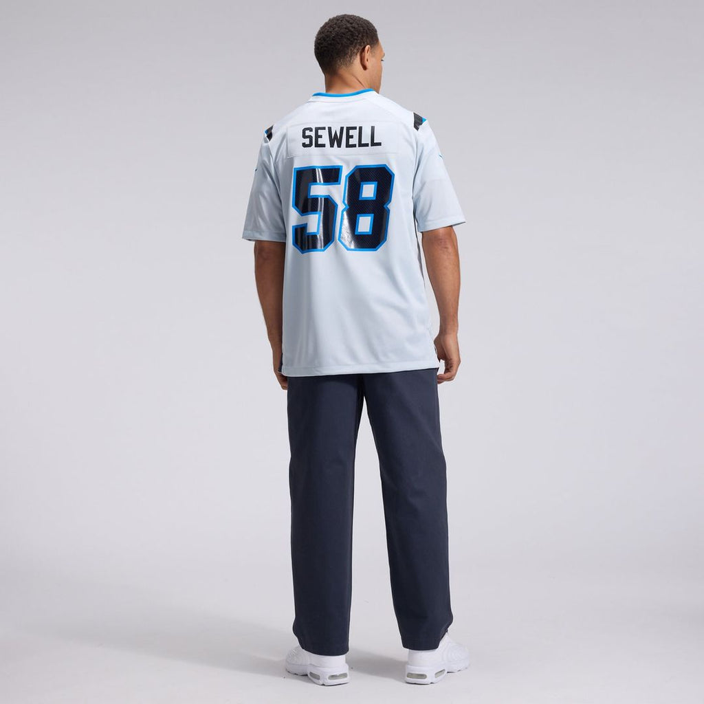 Penei Sewell Detroit Lions Silver 2026 Rivalries Collection Game Jersey