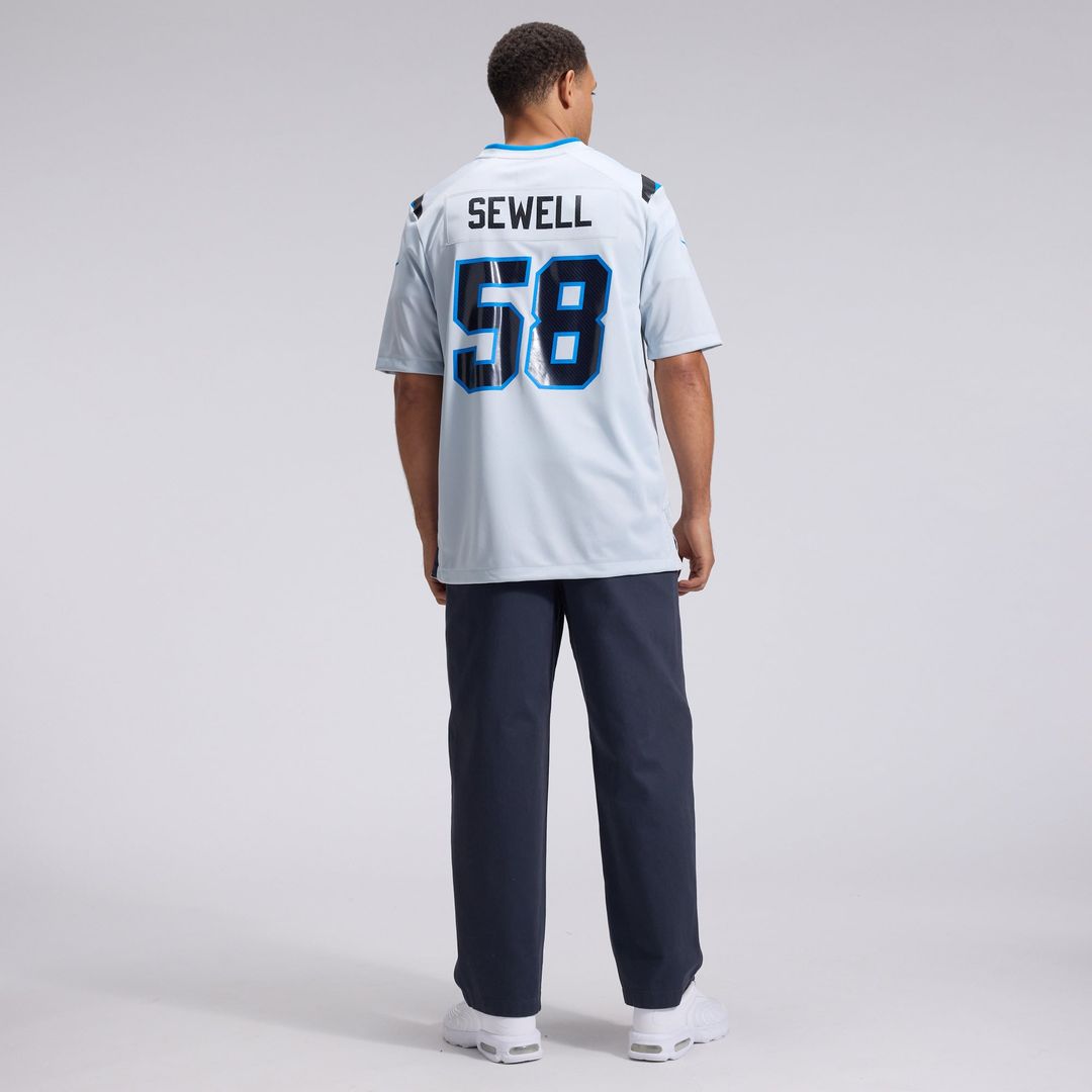 Penei Sewell Detroit Lions Silver 2026 Rivalries Collection Game Jersey
