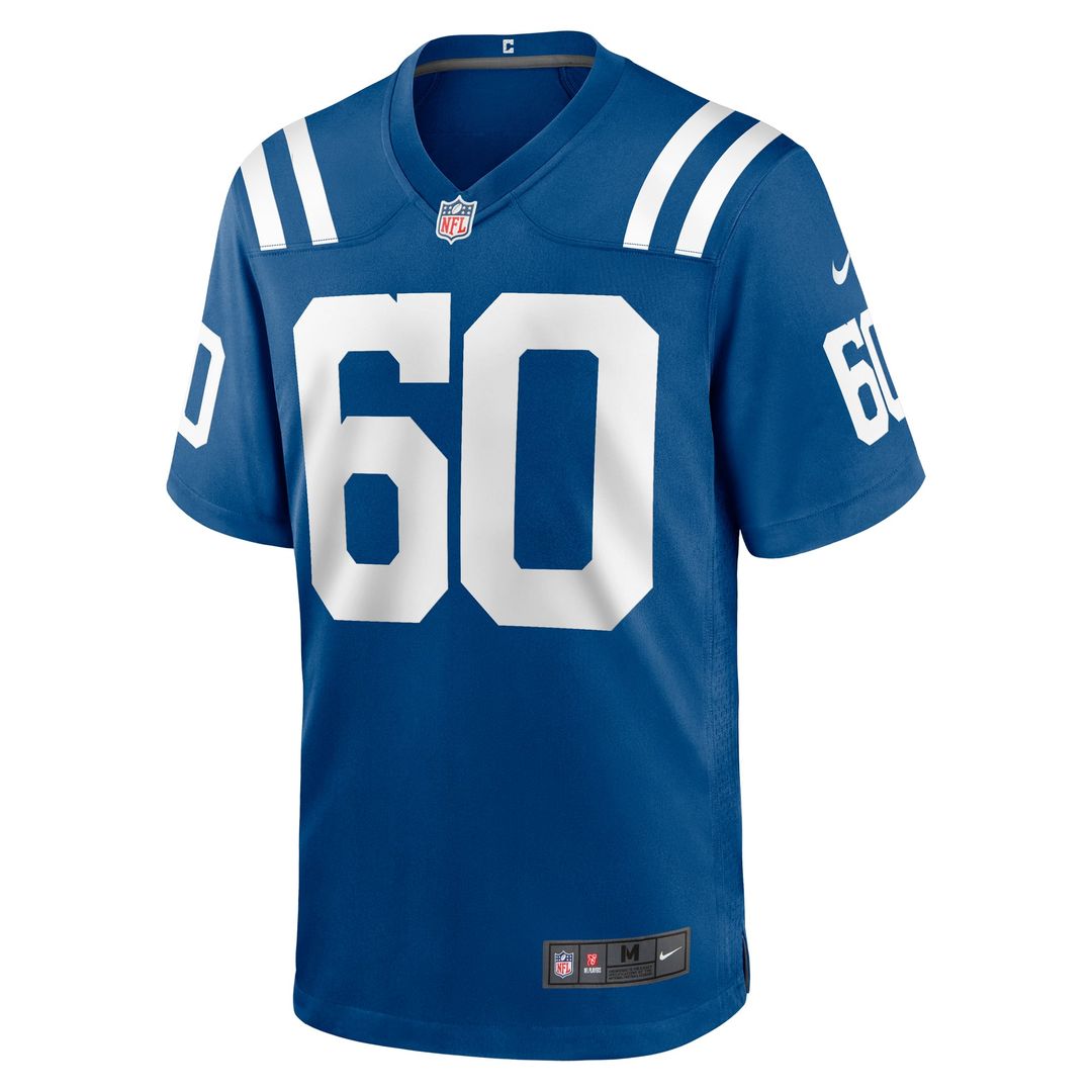 Tanor Bortolini Indianapolis Colts Royal Game Jersey