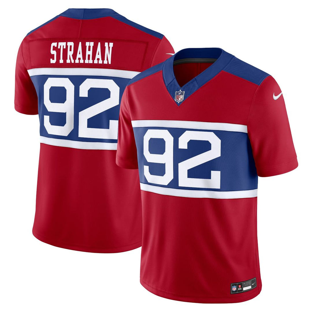 Michael Strahan New York Giants Century Red Alternate Vapor F.U.S.E. Retired Player Limited Jersey